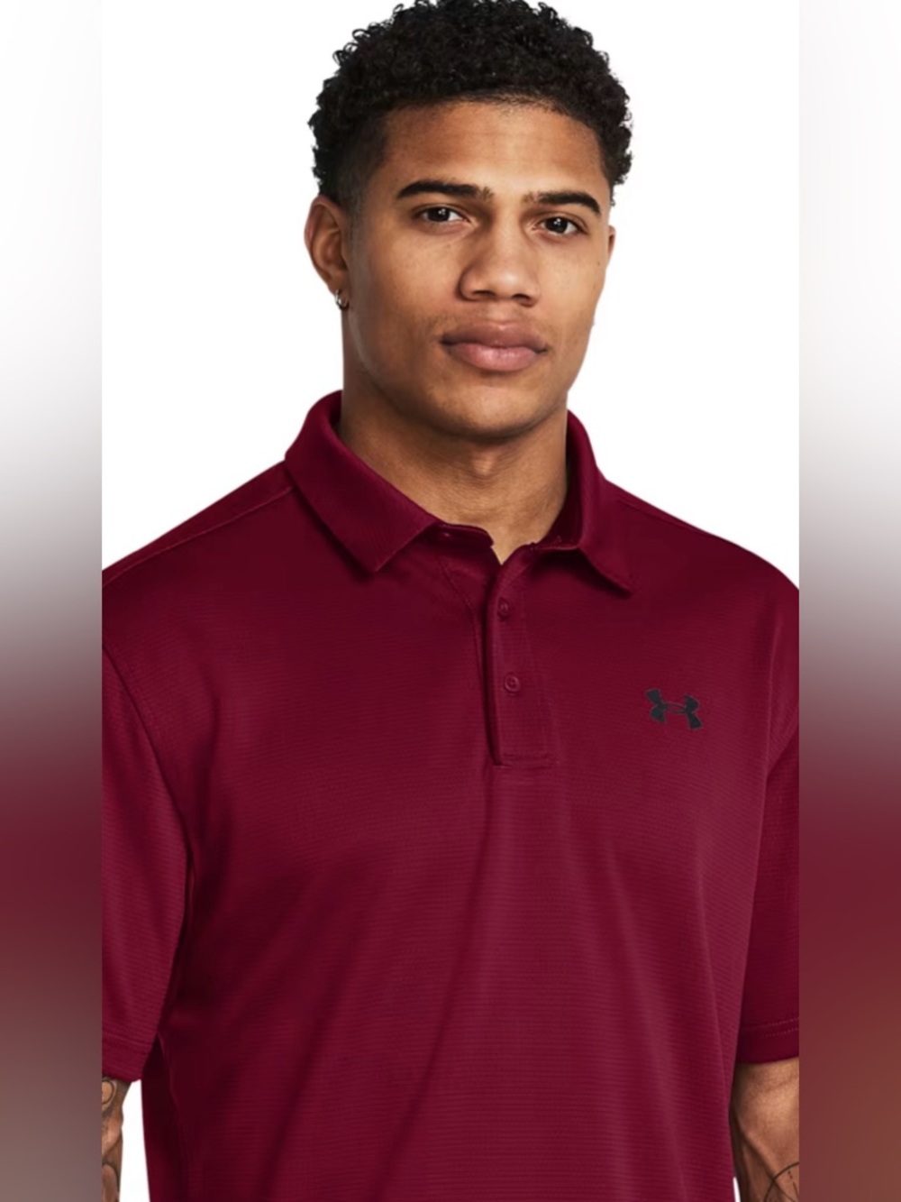 Under Armour Men's XL OR XXL Burgundy Playoff Polo Shirt